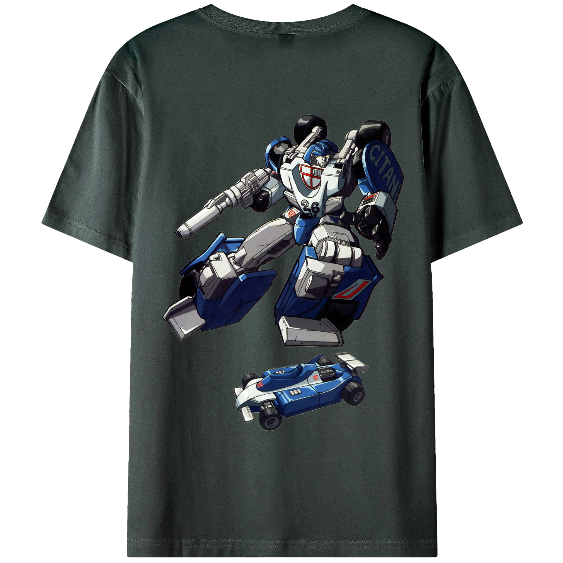 （画像用）  綿100％ メンズ半袖Tシャツ（バックプリント） 通気性